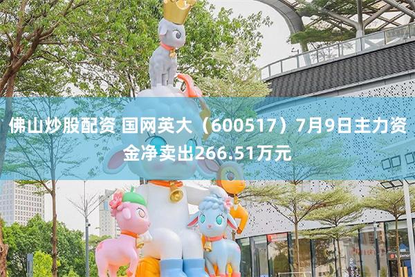 佛山炒股配资 国网英大（600517）7月9日主力资金净卖出266.51万元