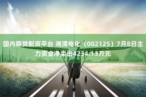 国内期货配资平台 湘潭电化（002125）7月8日主力资金净卖出4234.13万元