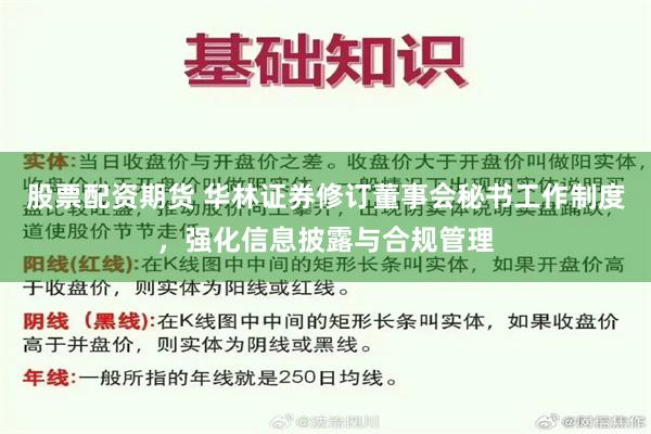股票配资期货 华林证券修订董事会秘书工作制度,强化信息披露与合规管理