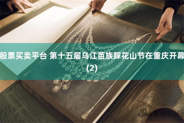 股票买卖平台 第十五届乌江苗族踩花山节在重庆开幕(2)