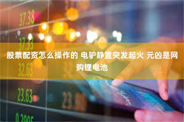 股票配资怎么操作的 电驴静置突发起火 元凶是网购锂电池