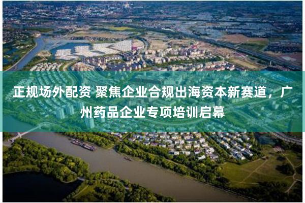 正规场外配资 聚焦企业合规出海资本新赛道，广州药品企业专项培训启幕