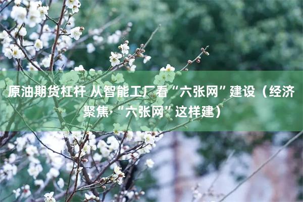 原油期货杠杆 从智能工厂看“六张网”建设(经济聚焦·“六张网”这样建)